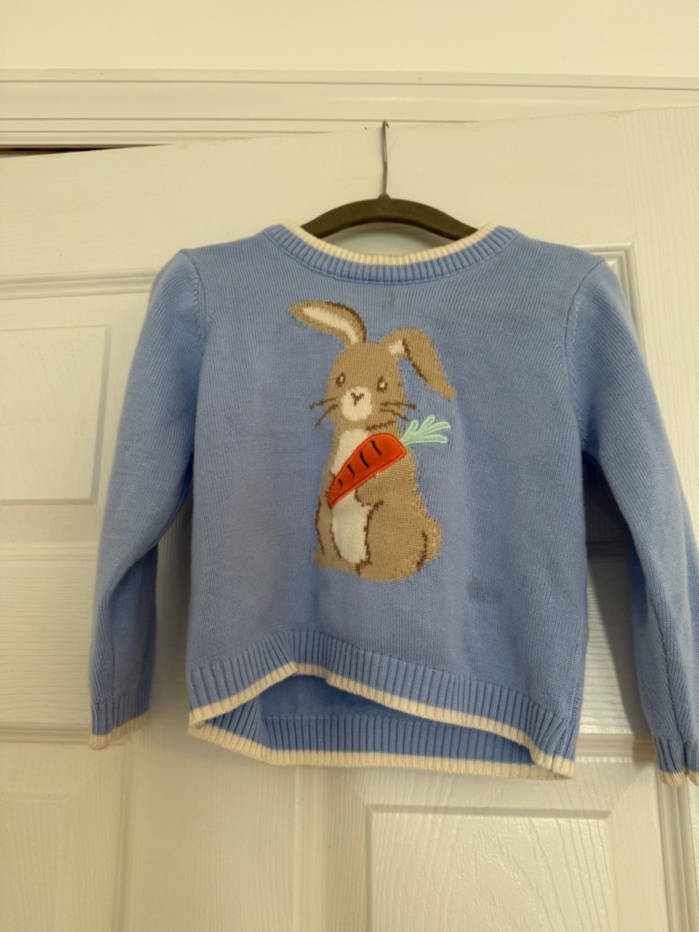 Kids Bunny Knit Sweater - Blue (Worn Once) - Picture 6 of 6